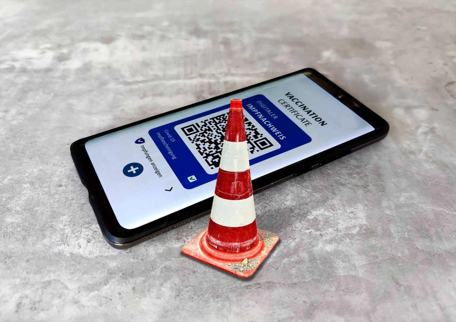 Contrôle d'accès digital avec QR code sur smartphone